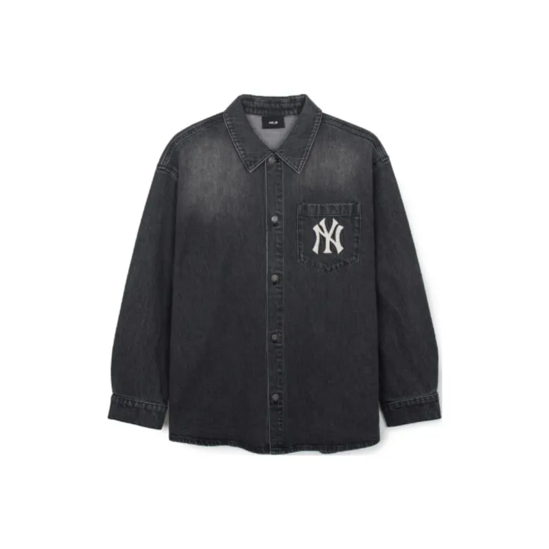 MLB New York Yankees Shirt Unisex Black Gray Color-0