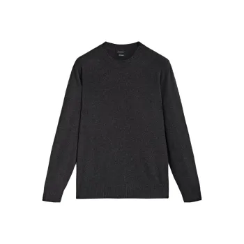 Massimo Dutti Cashmere Sweaters Men Dark Gray