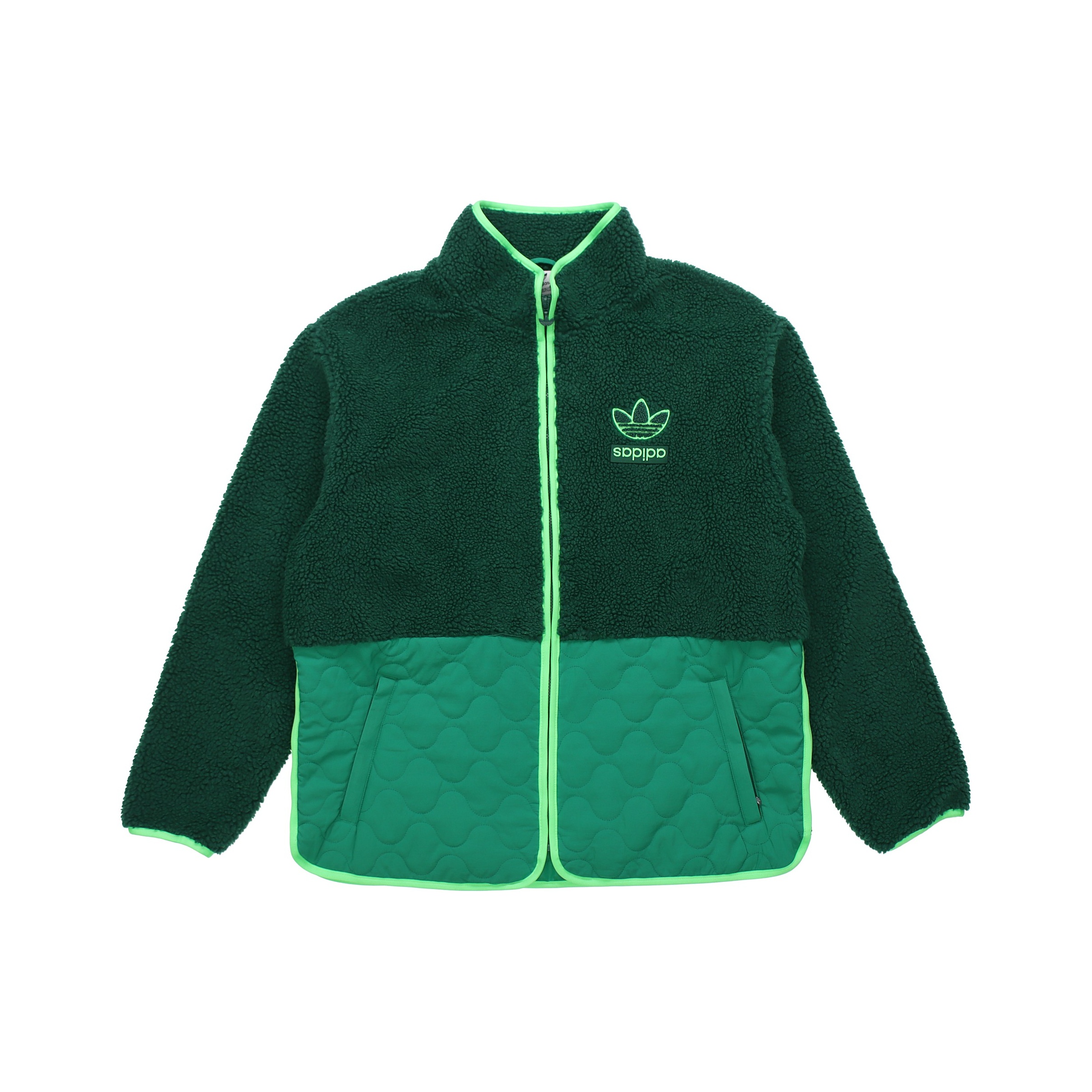 adidas カーキ ミリタリージャケット　Ｍ アディダス adidas ジャージ ジャケット 長袖 ジップアップ