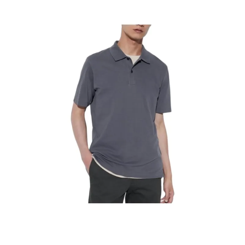 UNIQLO Polo Shirt Unisex Dark Gray-0