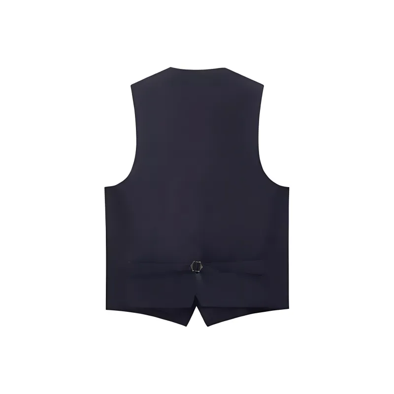 ZIOZIA Vests Men Navy Blue-1