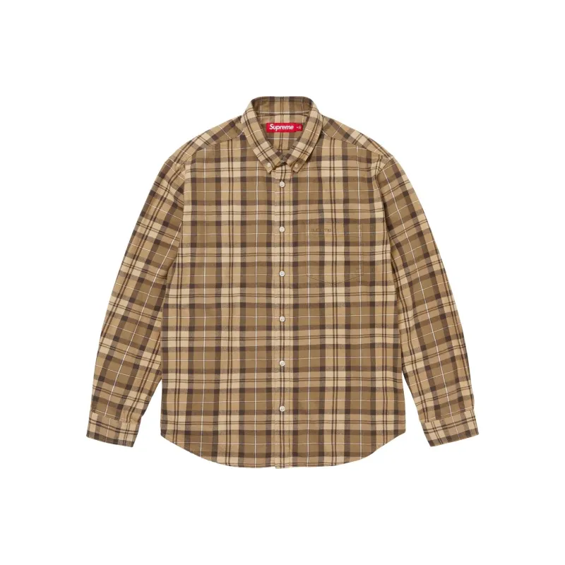 Supreme Plaid Flannel Shirt FW24-1