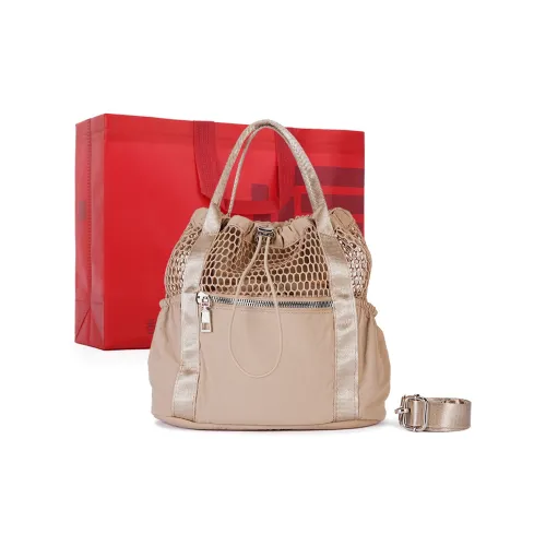 Dubaolu Fabric Handbag Regular Women's Apricot/Black