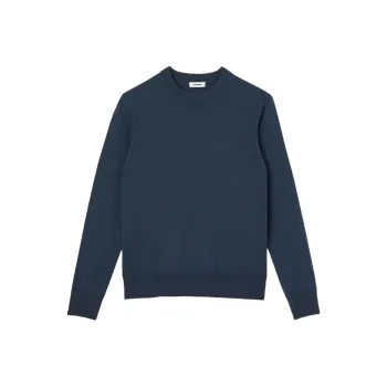 Sandro Cashmere Sweaters Men Blue Gray