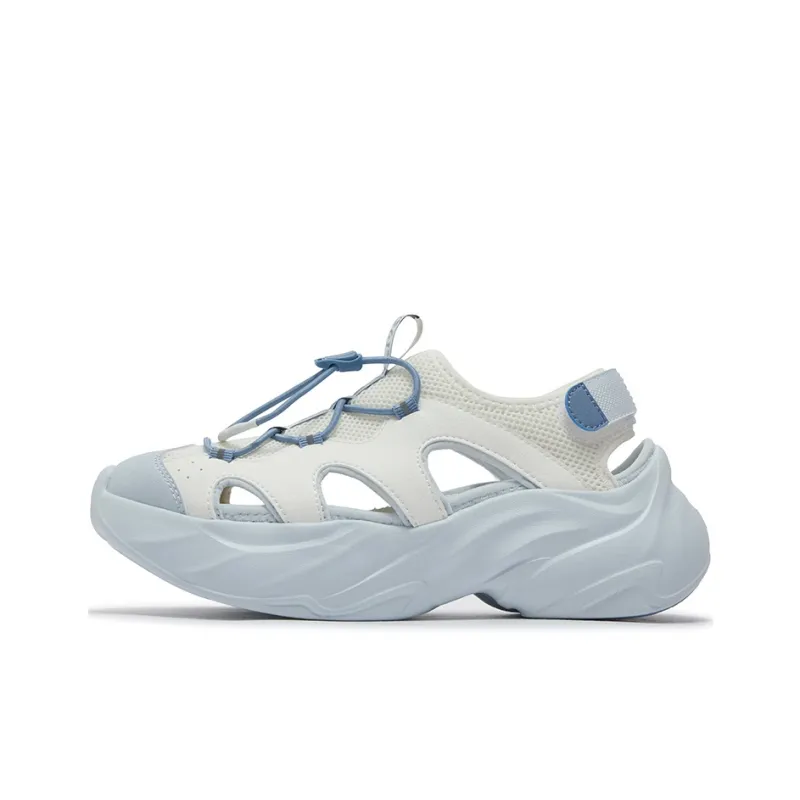 361° Anti Slip Wear Resistant River Trekking Shoes Women's Glass Blue-0