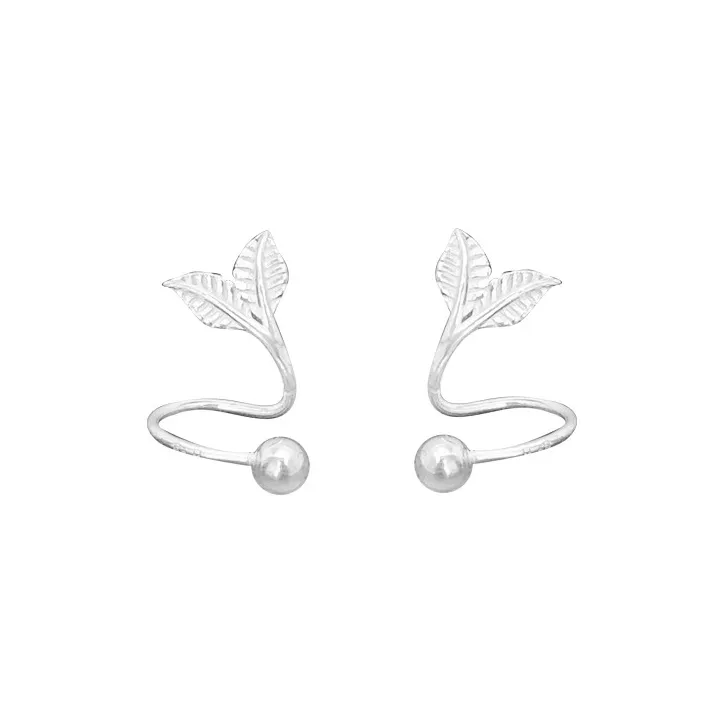 QUIET LOVE Sterling Silver Stud Earrings Women's-0