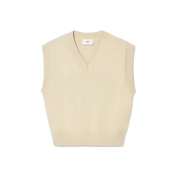 AMIPARIS Tank Tops Men Beige
