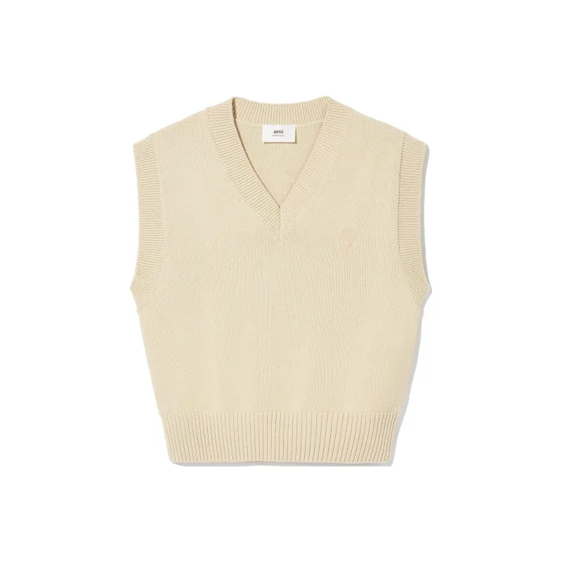 AMIPARIS Tank Tops Men Beige-0