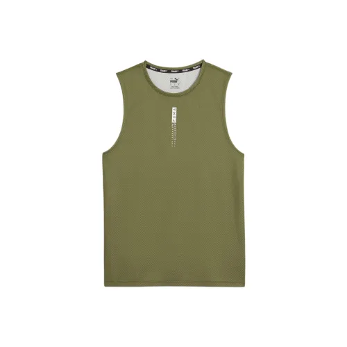 PUMA DriRelease Tank Tops Men's Green