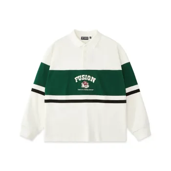FILA FUSION Polo Shirts Unisex Cloud White