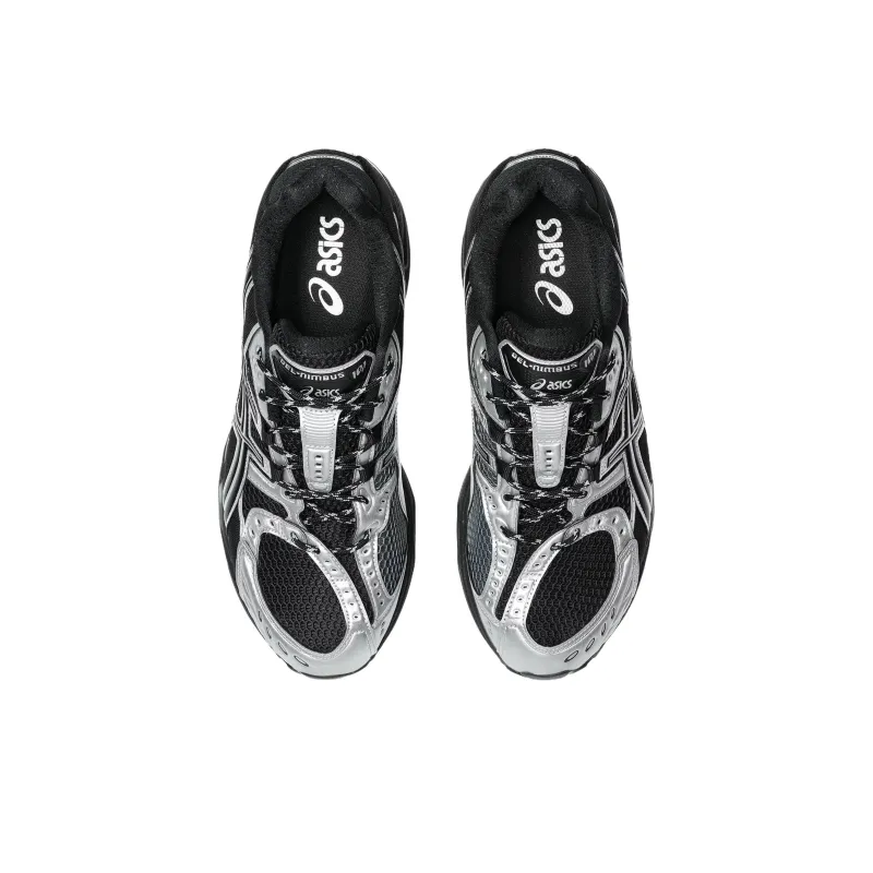 Asics GEL Nimbus 10.1 Anti Slip Wear Resistant Low Top Casual Running Shoes Unisex Black Silver-2