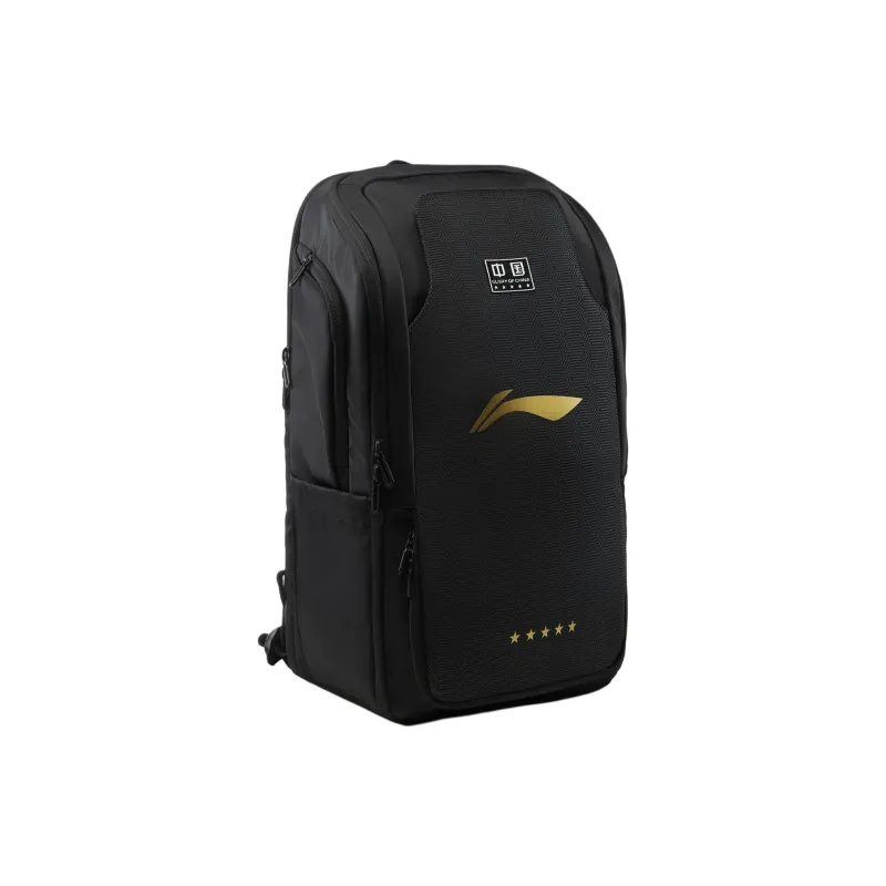 LiNing Table Tennis Series Nylon Backpack Regular Unisex Black-2