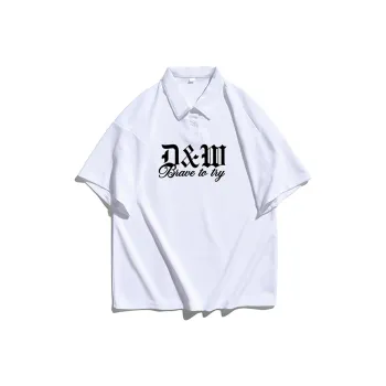 D&W Polo Shirts Men White