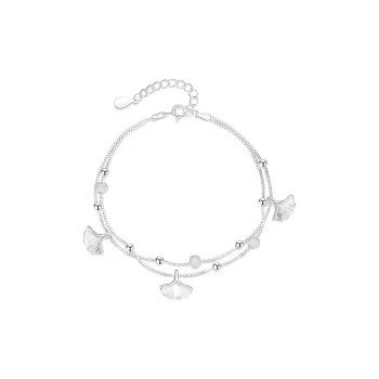 UZIID Sterling Silver Anklets Women's