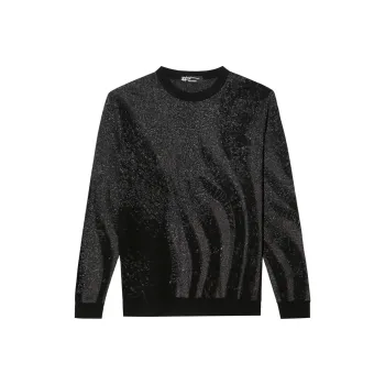 ANDREW MACKENZIE Knitwear Men Black Red