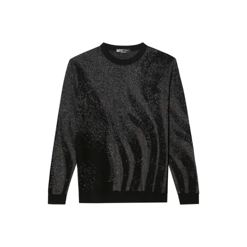ANDREW MACKENZIE Knitwear Men Black Red