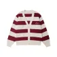 Ecru-Vintage Red