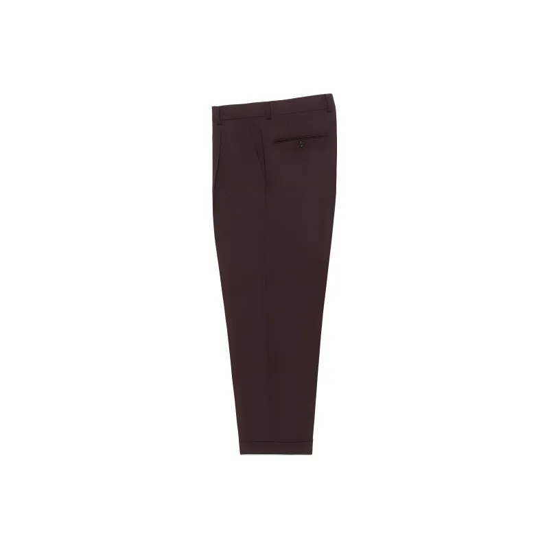 WACKO MARIA x DORMEUIL FW24 TYPE-2 Suit Trouser Unisex Dark Purple-1