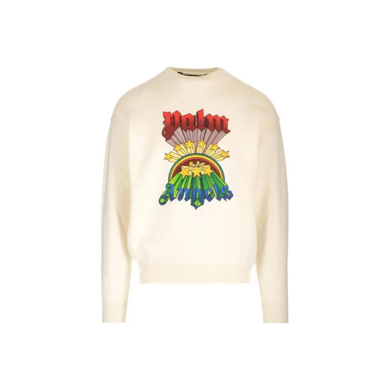 PALM ANGELS Rainbow Stars Knitwear-0