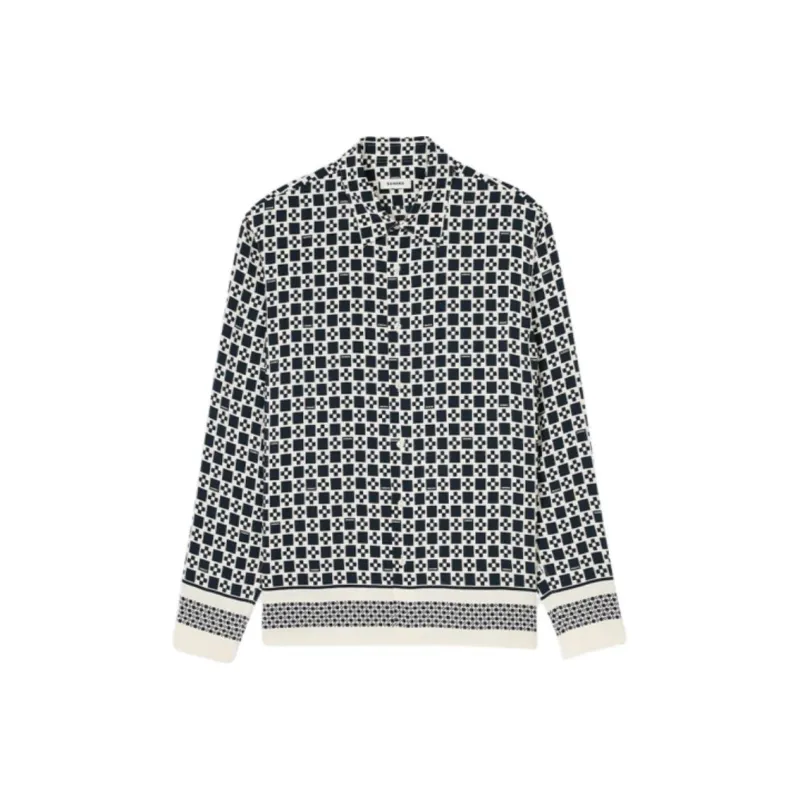 Sandro Square Cross motif Shirt-0