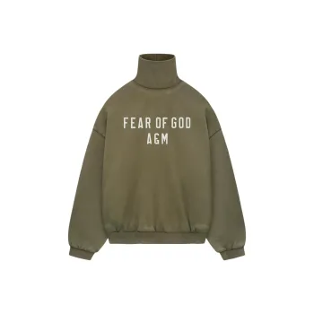 Fear Of God Essentials Logo Printed Roll Neck Sweatshirt