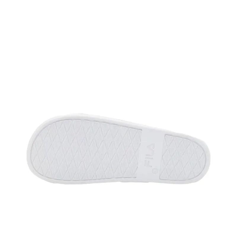 FILA Baywalk Slip Resistant Abrasion Resistant Slide Slippers Men's White-4