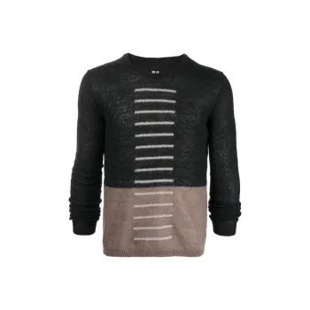 RICK OWENS Judd Colour block Jumper