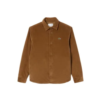 LACOSTE Shirts Men Brown