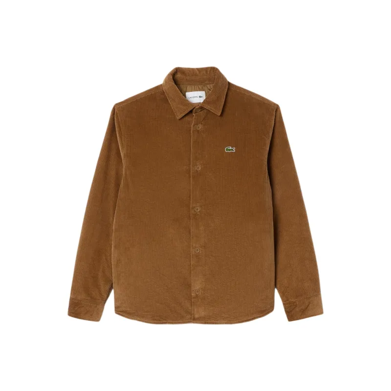 LACOSTE Shirts Men Brown-0