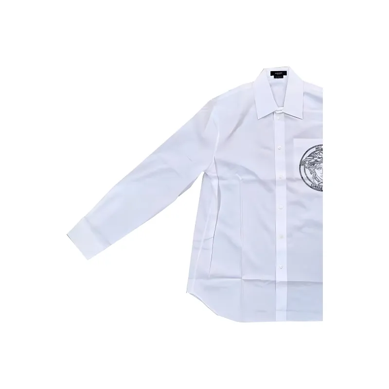 VERSACE Shirts Men White-3