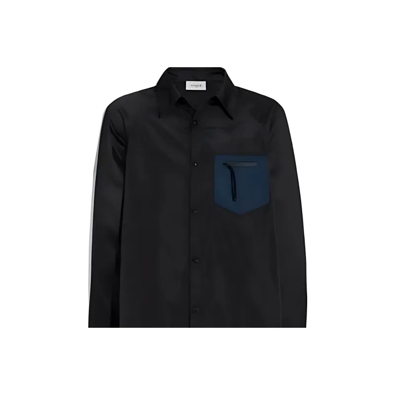 COACH Shirts Men Black-3