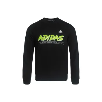 Adidas MHS GFX Q3 Crew Sweatshirt Men's Black