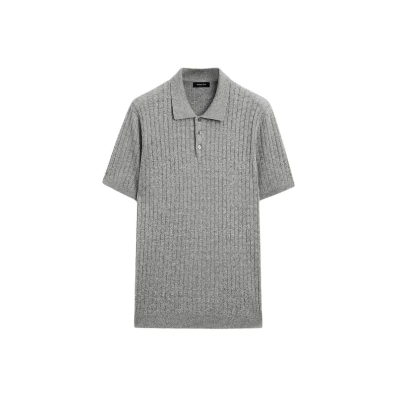 Massimo Dutti Polo Shirt Men's Gray-0