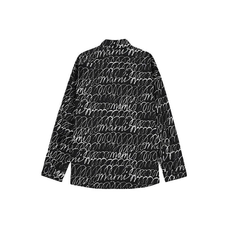 MARNI Shirts Men Black-1
