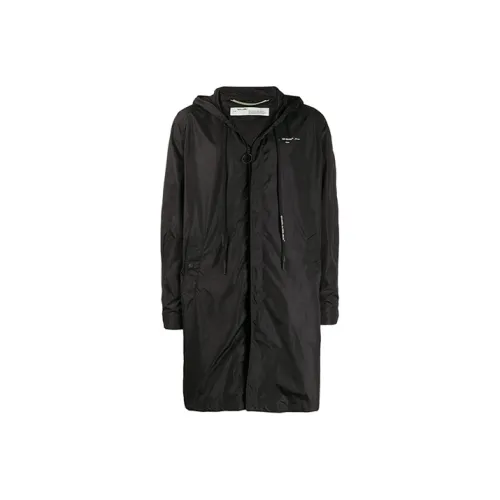 OFF WHITE Unfinished Raincoat