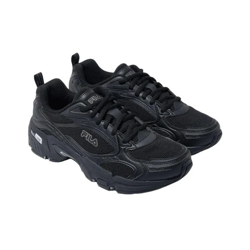FILA Memory Decimus V3 Anti Slip Wear Resistant Low Top Casual Shoes Unisex Black-2
