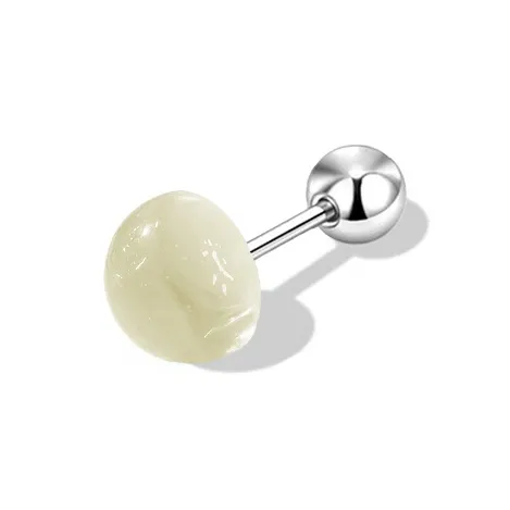 Shiban Titanium Steel Stud Earrings Women's-4