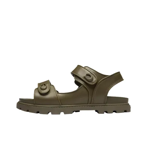 COACH One Strap Sandals Men's Army Green