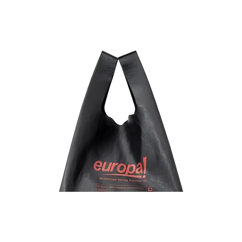 Balenciaga Leather Tote Bag Shopping Bag Shoulder Bag Handbag Medium Size Women's Black Red-2