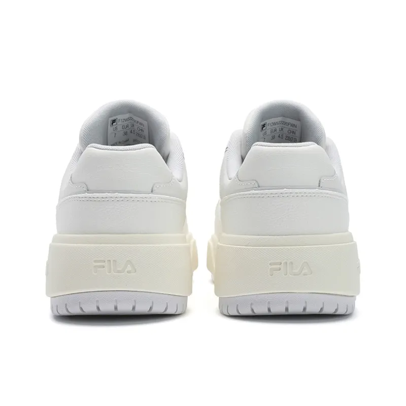 Maison Kitsune x FILA CAMPUS Low Top Skateboard Shoes Women's Snow White-3