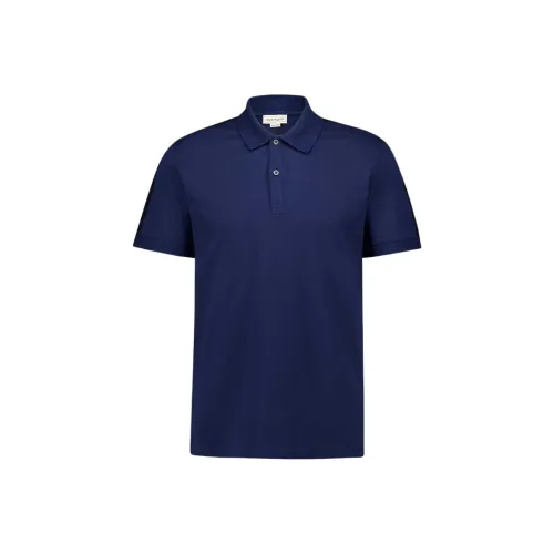 Alexander McQueen Classic Band Detailed Polo Shirt