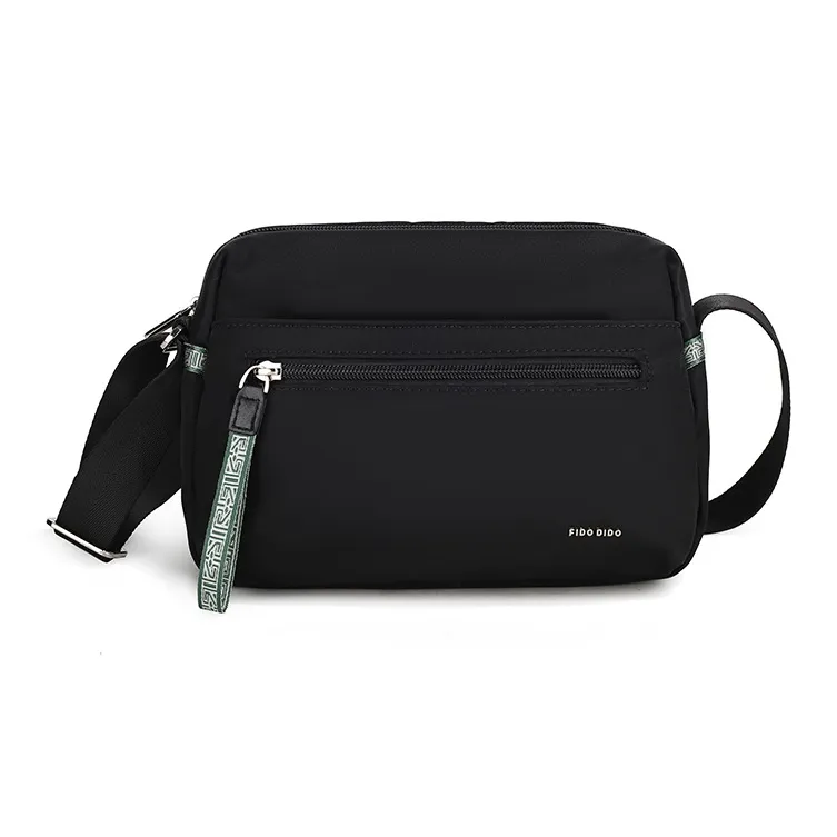 FIDO DIDO Oxford Crossbody Bag Medium Size Women's Multicolor-1
