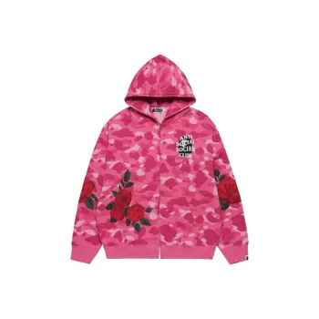 A BATHING APE X Anti Social Social Club Full Zip Hoodie