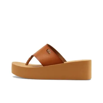 ROXY Abrasion Resistant Flip Flops Women's Tan