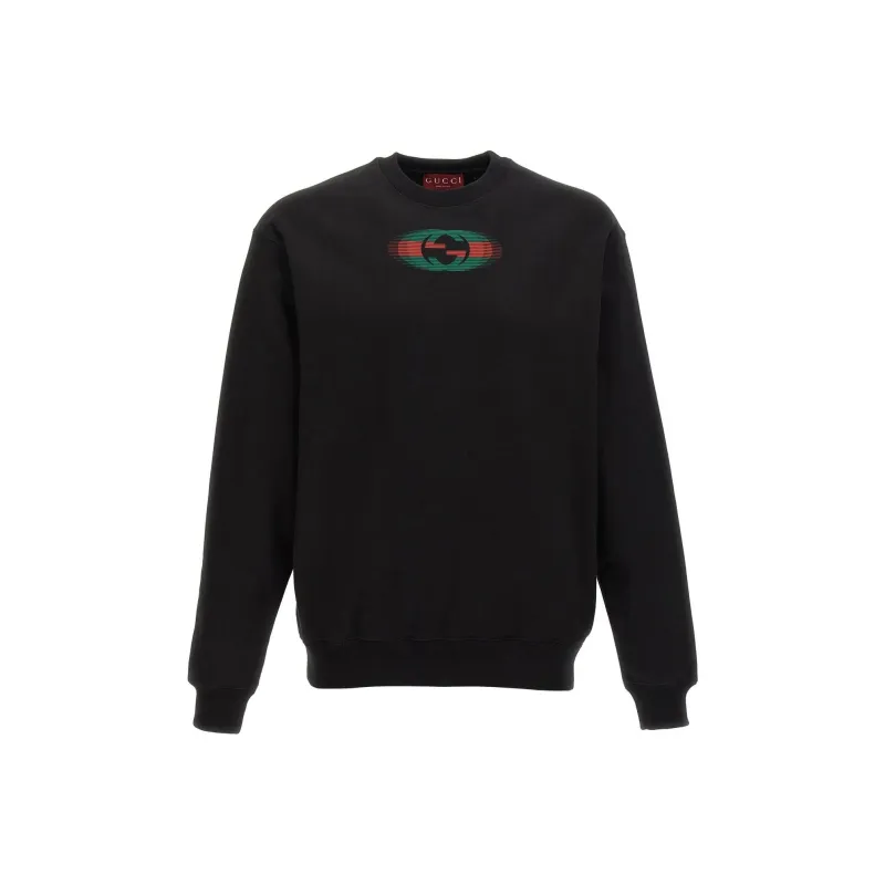 GUCCI Logo Printed Crewneck Sweatshirt-0
