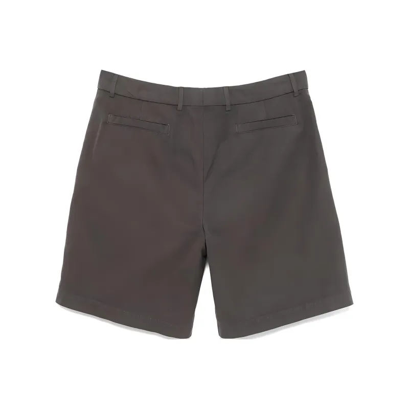 Brunello Cucinelli Garment Dyed Gabardine Bermuda Shorts-1