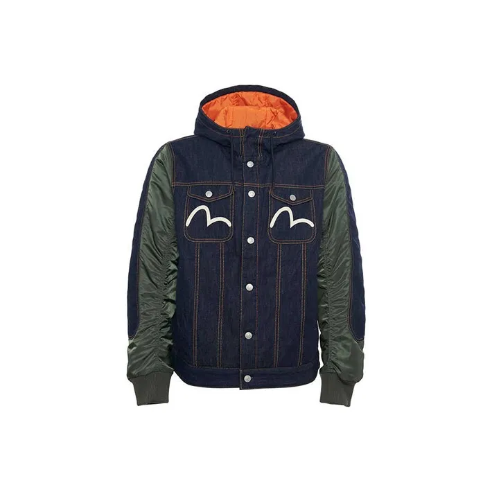 EVISU Jackets Men Denim Blue-0