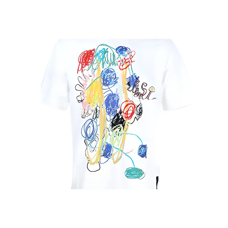 FENDI T Shirts Men White-4