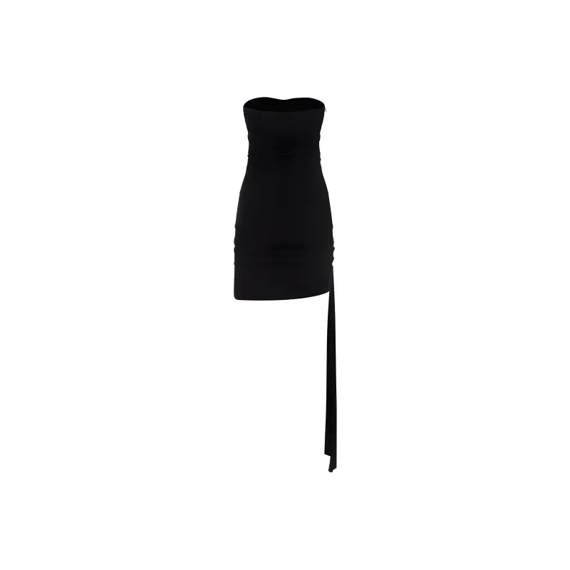 Magda Butrym Ruched Strapless Mini Dress-1