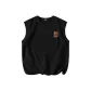 [100% cotton, Skin-Friendly]Black (Tf Aurora Hero Chest Logo)
